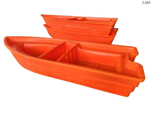 3.6M High Quality Polyethylene Plastic Fishing Boat