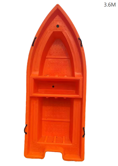 3.6M High Quality Polyethylene Plastic Fishing Boat
