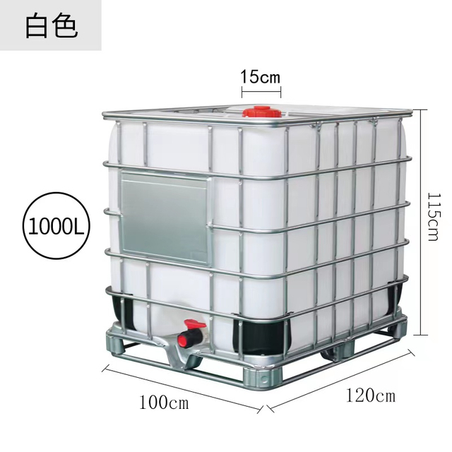 White High Quality Durable Using Fuel Storage IBC Containers IBC Tank 1000 Liters Square Water Tank