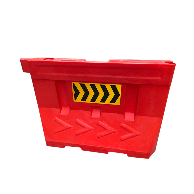 Rotational product water traffic barrier